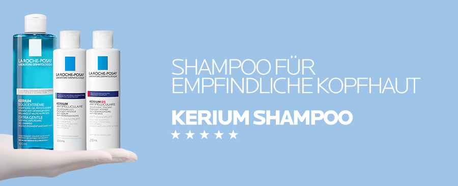 La Roche Posay Kerium Shampoo für empfindliche Kopfhaut.